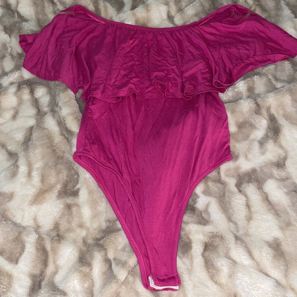 Pink bodysuit